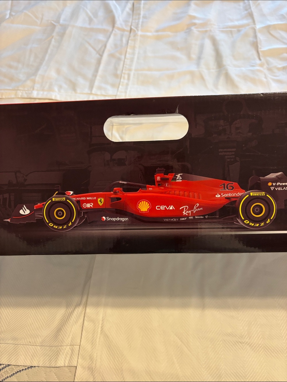 NEW Rastar 1:12 Ferrari F1-75 Remote Control Ferrari 16 F1 RC Racing Car - Picture 7 of 7